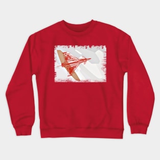 Fighter Jet in Flight 2 Crewneck Sweatshirt